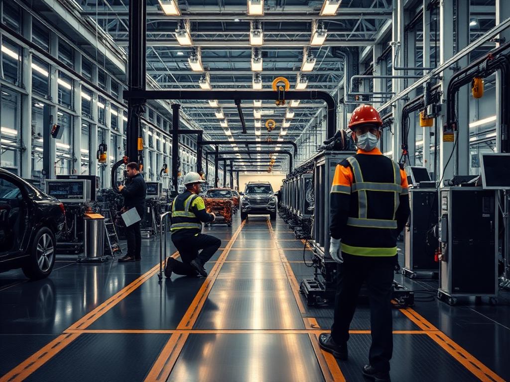 Imagen ilustrativa del sector Industria, manufactura, automotriz y aeroespacial
